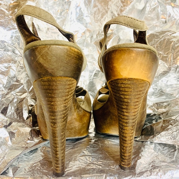 Steve Madden Truffle high heel W8.5 in Taupe - Picture 6 of 7